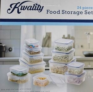 Premium BPA-Free Food Storage Container Set with Lids –24Pcs Meal Prep &Lunch